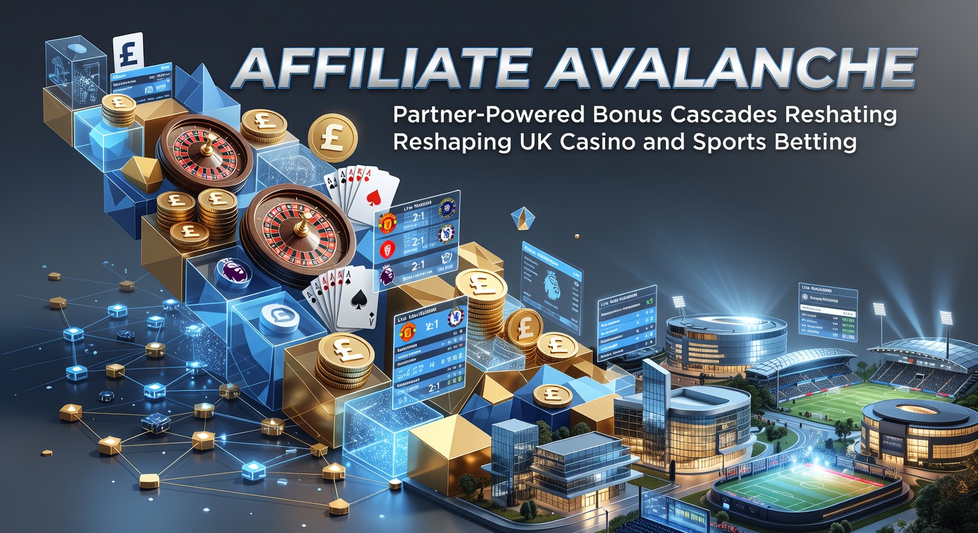 Dynamic network of affiliate partners cascading bonuses across UK casino and sports betting platforms