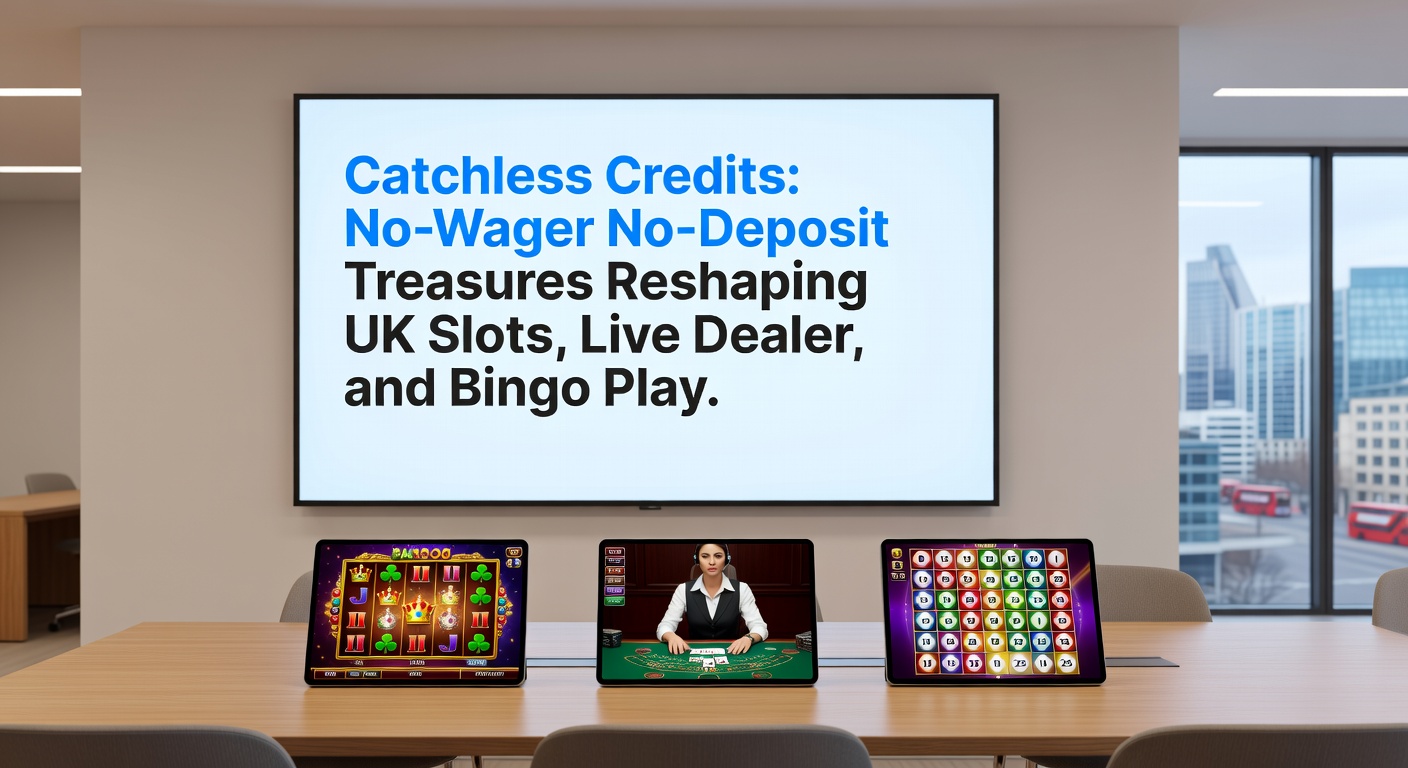 Live dealer roulette wheel with floating no-wager credit icons and bingo cards in the foreground, capturing the evolution of bonus play across games