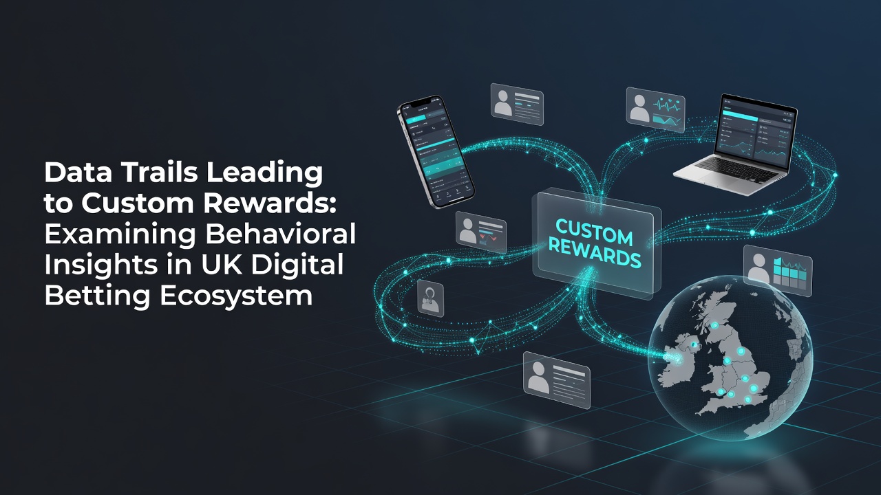 Infographic illustrating behavioral segmentation and custom reward pathways in digital gambling ecosystems