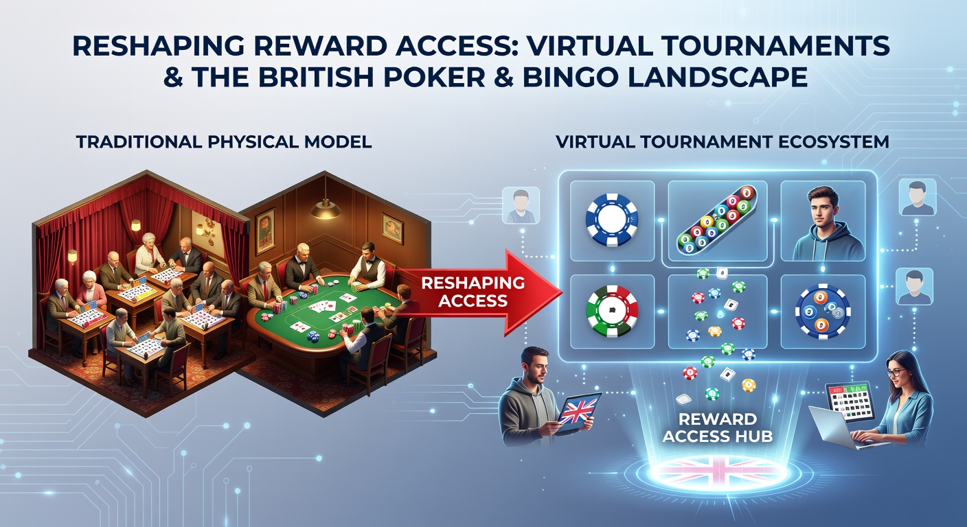 Virtual poker and bingo tournament interfaces displayed on multiple devices showing real-time leaderboards and prize structures