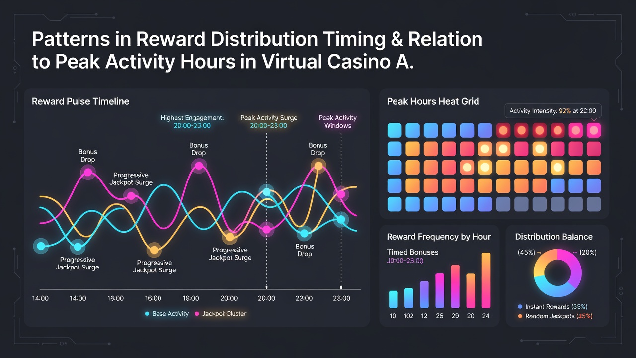 Visualization of hourly reward release volumes versus user activity curves in virtual betting environments