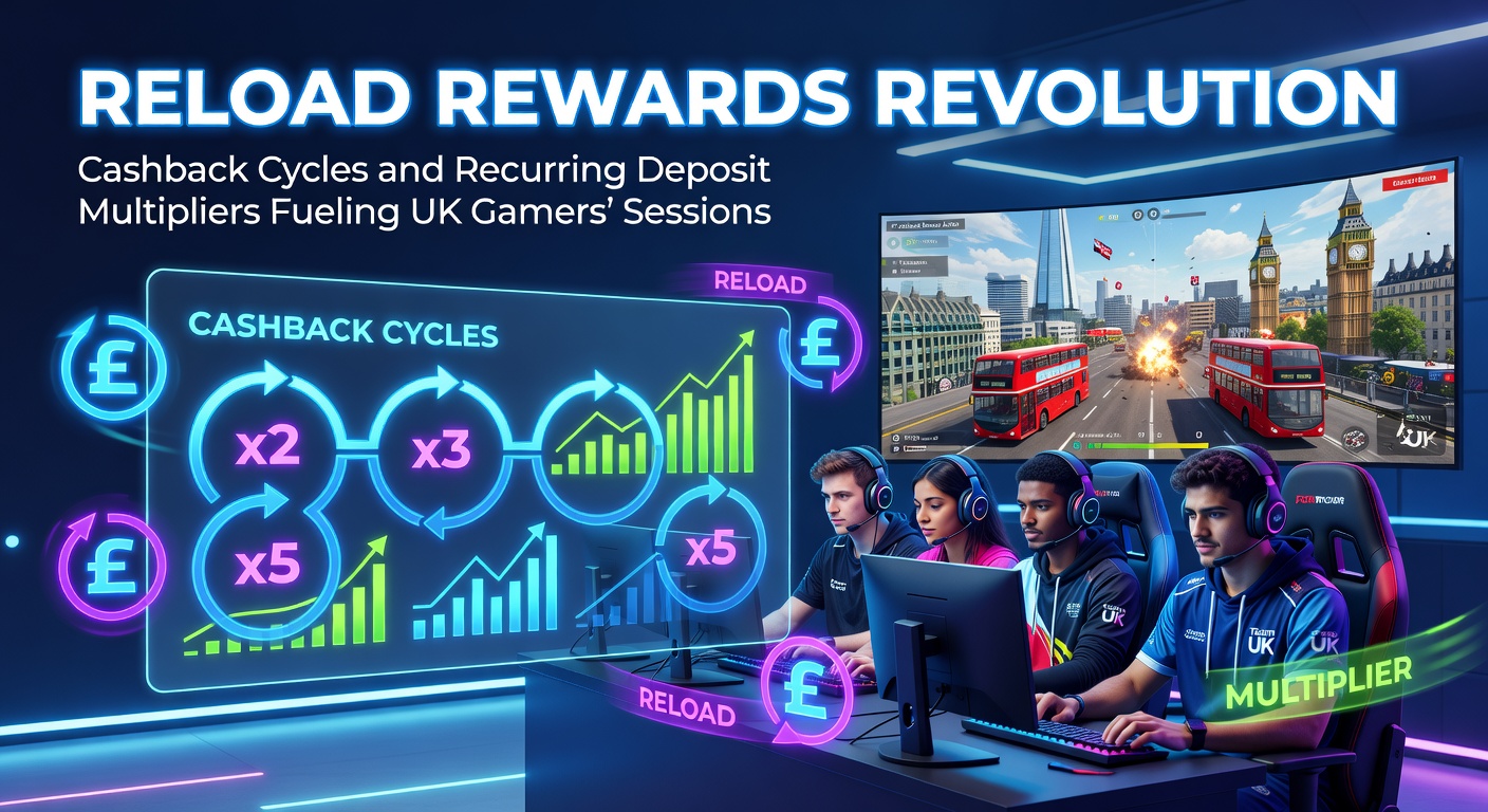 UK online gamers celebrating extended play sessions powered by cashback cycles and deposit multipliers on mobile devices