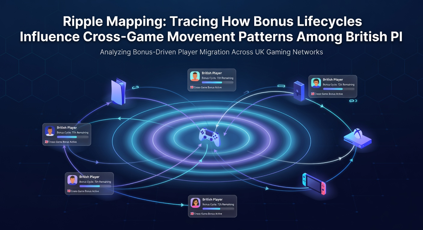 Visualization of player flow between game types triggered by bonus expiration and reactivation cycles