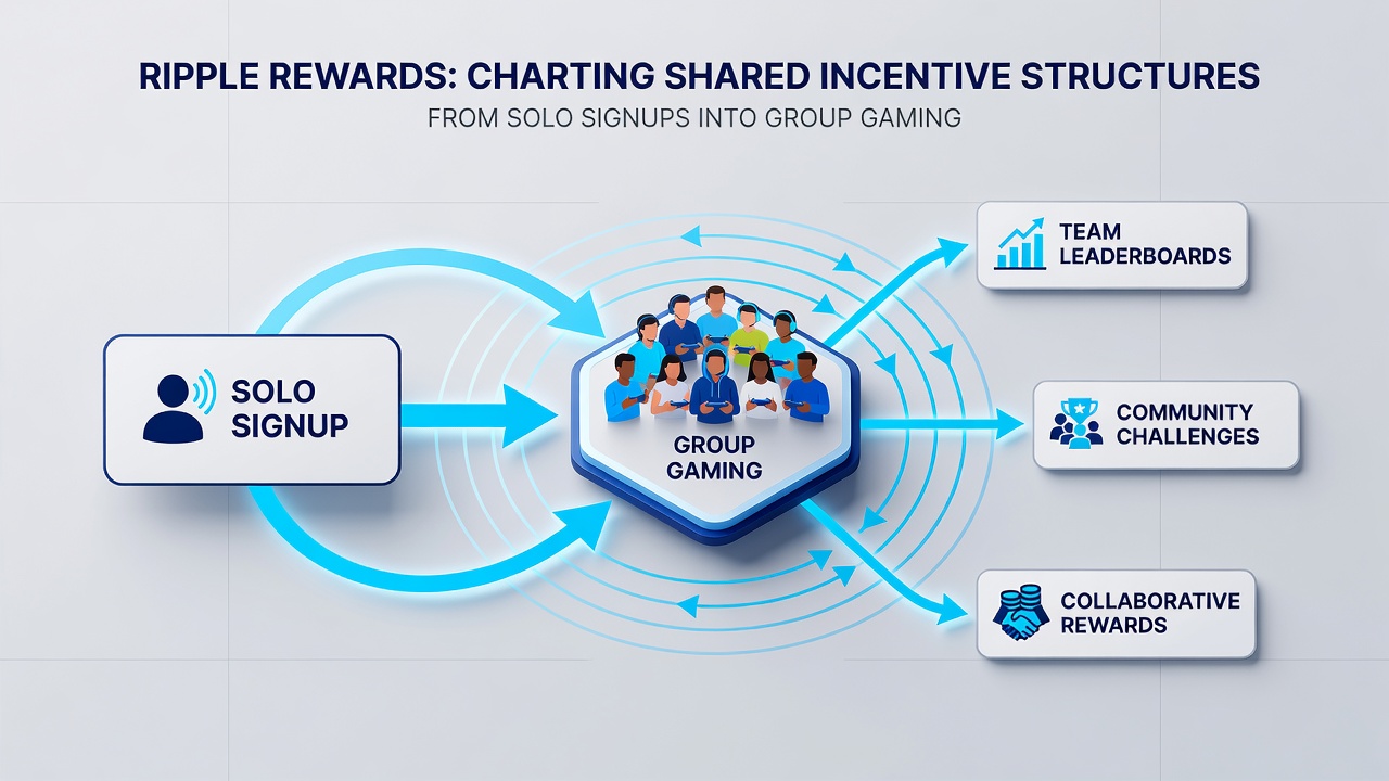 Group of players participating in a collaborative casino event with shared reward displays