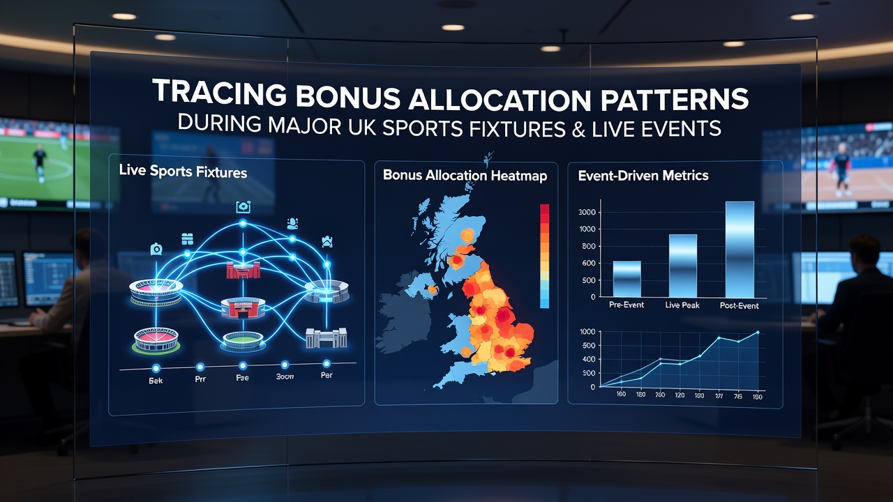 Chart illustrating allocation spikes during live UK sports broadcasts in 2025-2026 seasons