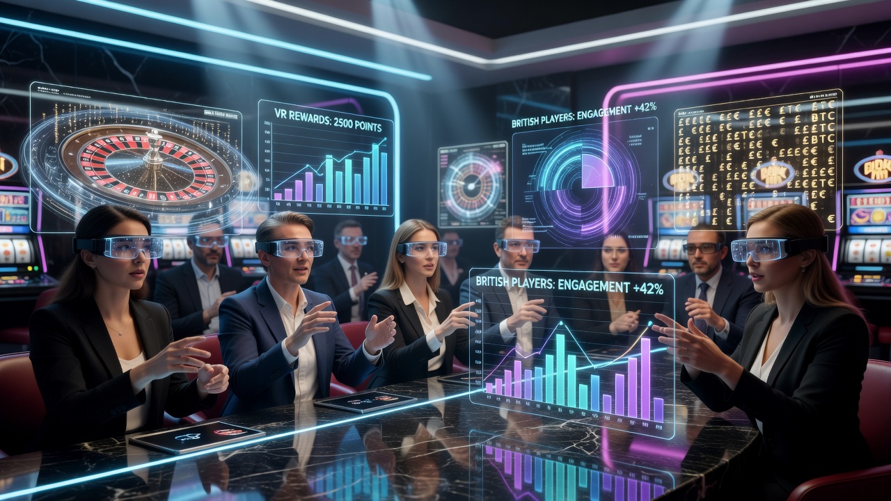 British players engaging with virtual reality casino interfaces that integrate layered incentive overlays and real-time reward notifications