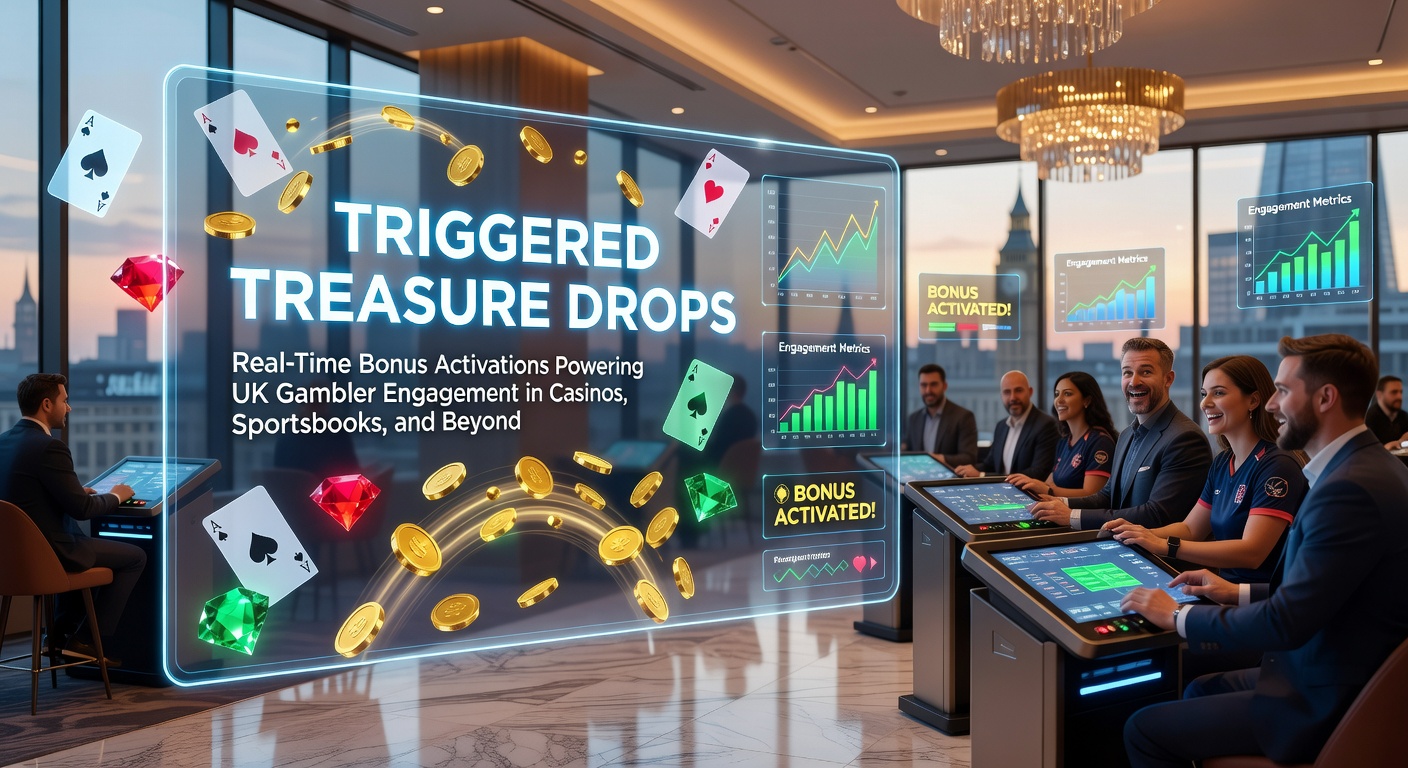Dynamic interface showing a real-time treasure drop notification popping up during a slot session on a UK casino platform, with prize details flashing across the screen